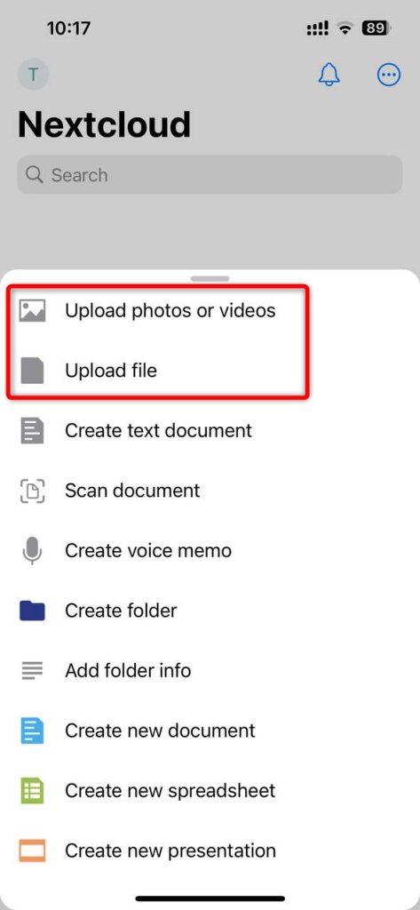 آپلود فایل در سامانهٔ ذخیره‌سازی فایل - مرحله‌ی ۲